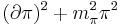 (\partial \pi)^2 %2B m_{\pi}^2 \pi^2