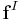 \mathbf{f}^I