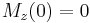 M_z(0)=0