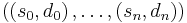 \left(\left(s_0,d_0\right),\dots,\left(s_n,d_n\right)\right)