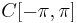 C[-\pi,\pi]