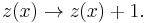 z(x) \rightarrow z(x) %2B 1.