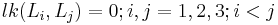 lk(L_i,L_j)=0; i,j=1,2,3; i<j