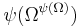 \psi(\Omega^{\psi(\Omega)})