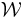 \mathcal{W}