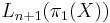 \mathcal{} L_{n%2B1} (\pi_1 (X)) 