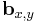 \mathbf{b}_{x,y}