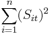 \sum_{i=1}^n (S_{it})^2