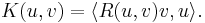 K(u,v) = \langle R(u,v)v,u\rangle.