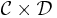 \mathcal{C} \times \mathcal{D}