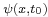 \scriptstyle{\psi(x,t_0)}