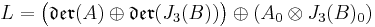  L=\bigl(\mathfrak{der}(A)\oplus\mathfrak{der}(J_3(B))\bigr)\oplus (A_0\otimes J_3(B)_0)