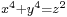 \scriptstyle x^4 %2B y^4 =
z^2