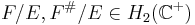 F/E,F^{\#}/E \in H_2(\mathbb{C}^%2B)