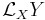 \mathcal{L}_X Y