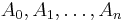 A_0, A_1, \ldots, A_n