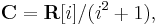 \mathbf{C} = \mathbf{R}[i]/(i^2%2B1),