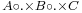 \scriptstyle A \circ . \times B \circ . \times C