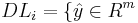  DL_i  = \lbrace \hat{y} \in R^m 