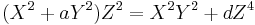 (X^2%2BaY^2)Z^2= X^2Y^2%2BdZ^4