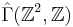  \hat{\Gamma}(\mathbb{Z}^2,\mathbb{Z})