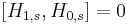 [H_{1,s},H_{0,s}]=0