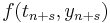  f(t_{n%2Bs}, y_{n%2Bs}) 