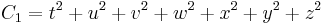 C_1 = t^2%2Bu^2%2Bv^2%2Bw^2%2Bx^2%2By^2%2Bz^2