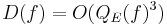 D(f) = O(Q_E(f)^3)