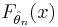 F_{\hat\theta_n}(x)