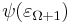 \psi(\varepsilon_{\Omega%2B1})