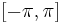 [-\pi,\pi]