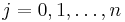 j=0,1,\ldots,n