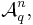 \mathcal{A}_q^n\text{,}