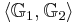 \langle{\mathbb G}_1, {\mathbb G}_2\rangle