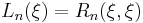 L_n(\xi)=R_n(\xi,\xi)