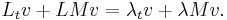 L_{t}v%2BLMv=\lambda_{t}v%2B\lambda Mv.