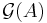 \mathcal{G}(A)