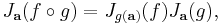 J_{\mathbf{a}}(f \circ g) = J_{g(\mathbf{a})}(f)J_{\mathbf{a}}(g),