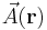 \vec A(\mathbf r )