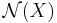 \mathcal{N} (X)