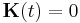  \mathbf{K}(t)=0 