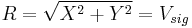 R=\sqrt{X^2%2BY^2}=V_{sig}