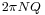 \scriptstyle 2\pi NQ