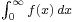 \scriptstyle{\int_0^\infty f(x)\,dx}