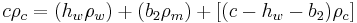  c\rho_c = (h_w\rho_w)%2B(b_2\rho_m)%2B[(c-h_w-b_2)\rho_c] 