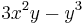  3x^2y -y^3\, 