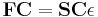 \mathbf{F} \mathbf{C} = \mathbf{S} \mathbf{C} \mathbf{\epsilon}