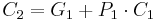 C_2 = G_1 %2B P_1 \cdot C_1