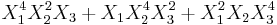 X_1^4X_2^2X_3 %2B X_1X_2^4X_3^2 %2B X_1^2X_2X_3^4